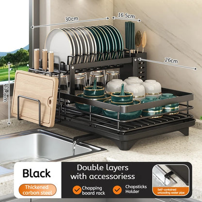 Foldable Over Sink Dish Drying Rack