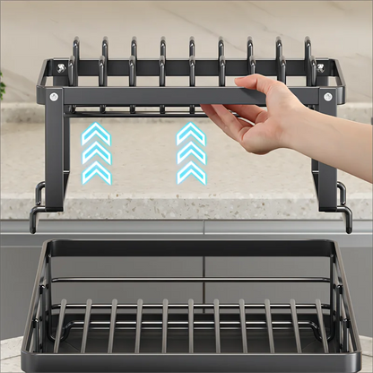 Foldable Over Sink Dish Drying Rack