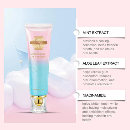 Whitening toothpaste with niacinamide