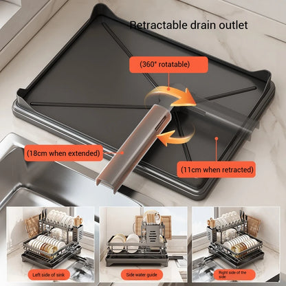 Foldable Over Sink Dish Drying Rack