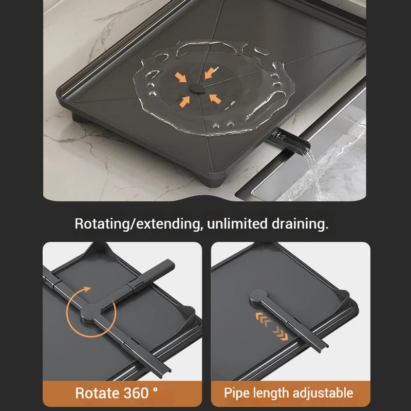 Foldable Over Sink Dish Drying Rack
