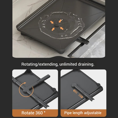 Foldable Over Sink Dish Drying Rack